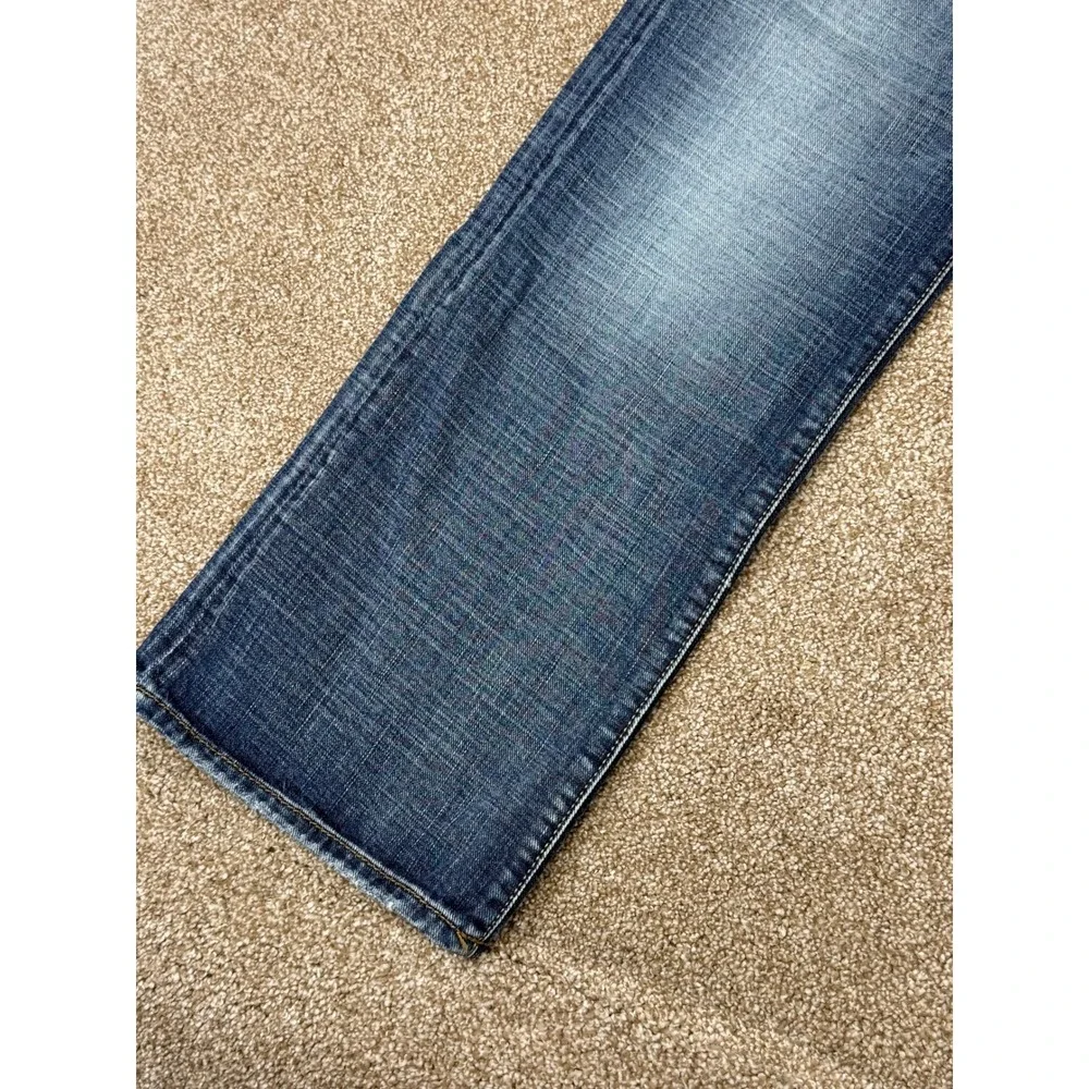 Y2K Mavi Josh Low Rise Easy Bootcut Jeans Mens 33x30 Medium Wash Denim Grunge